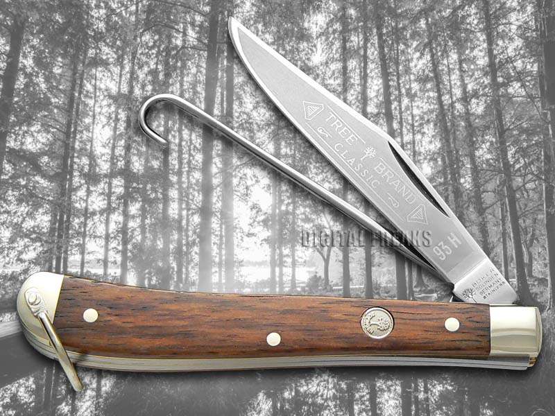 BOKER TREE BRAND Smooth Rosewood Bird Hunter Stainless Pocket Knives