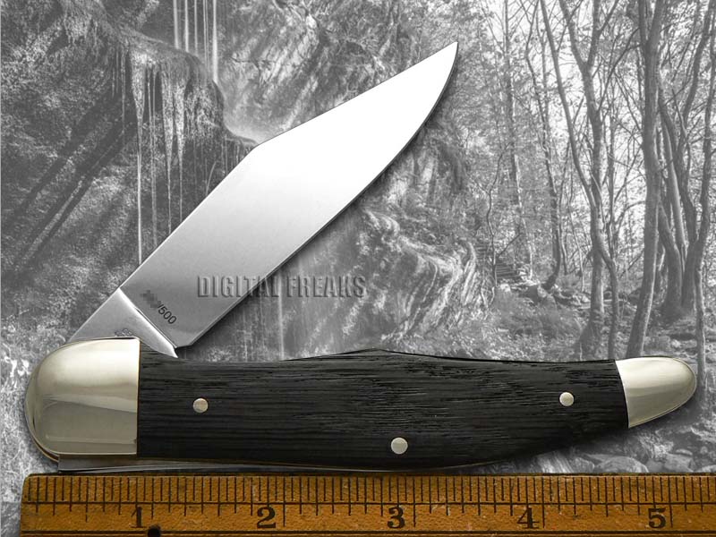 BOKER TREE BRAND Classic Bog Oak Wood Folding Hunter 1/500 Pocket Knife eBay