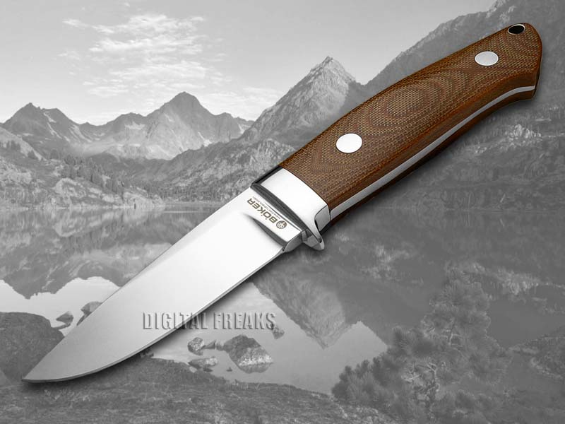 BOKER TREE BRAND Brown Micarta Bob Dozier Fixed Blade Knives Knife eBay