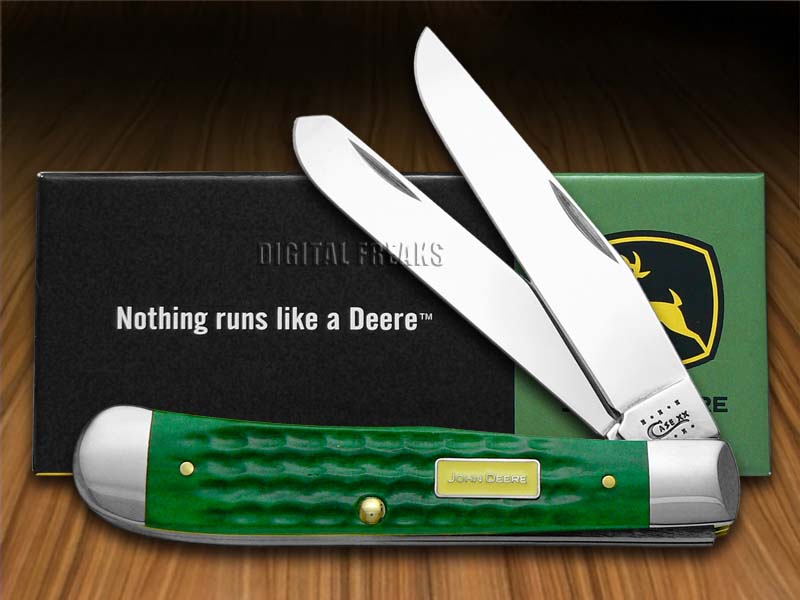CASE XX John Deere Green Trapper Pocket Knives Knife