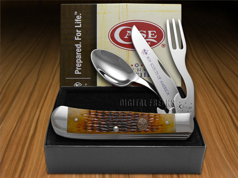 CASE XX Boy Scouts of America Antique Bone Hobo Stainless Pocket Knives Knife eBay