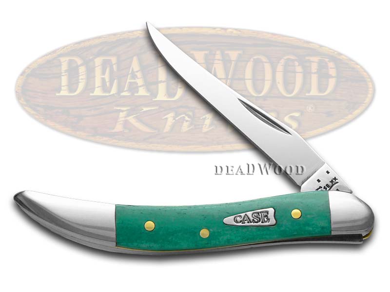 CASE XX Smooth Jade Bone Toothpick Stainless Pocket Knife Knives eBay
