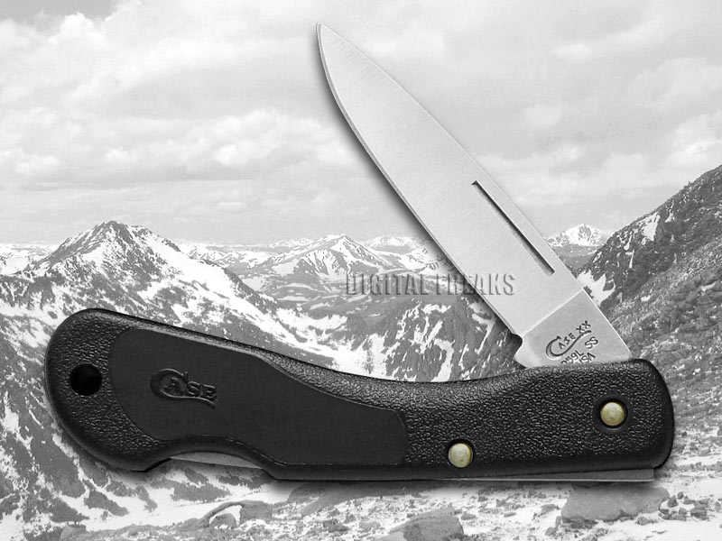 CASE XX Lightweight Black Zytel Blackhorn Lockback Stainless Pocket