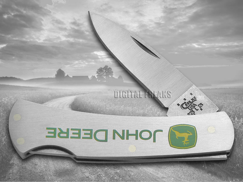 CASE XX Stainless Steel John Deere Executive Lockback Pocket Knives