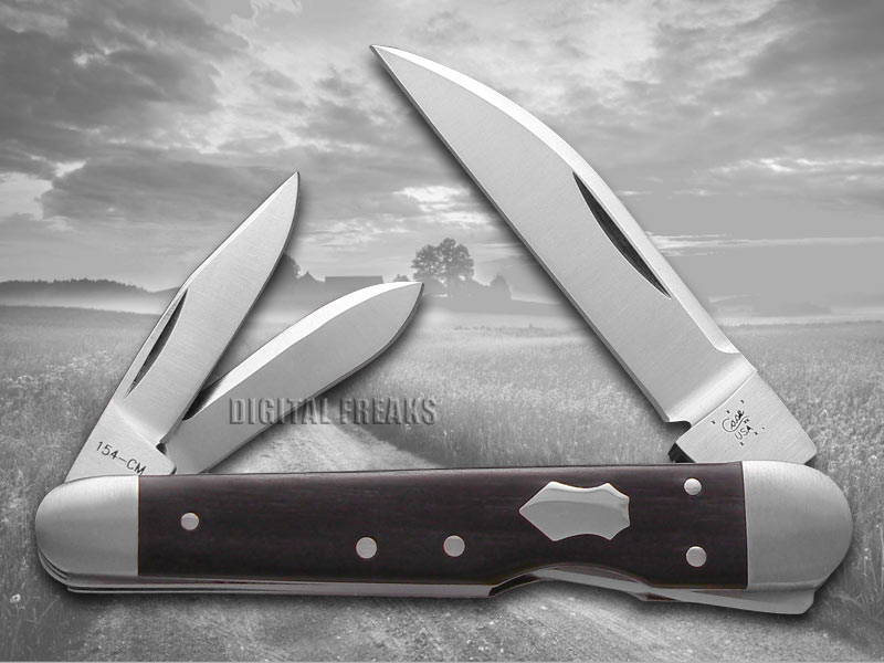 CASE XX Ebony Wood Lockback Whittler 1/200 Stainless Pocket Knife