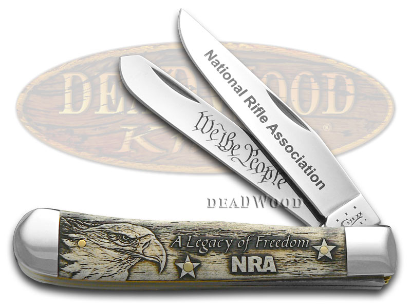 CASE XX NRA Legacy of Freedom Trapper 1/3000 Stainless Pocket Knife