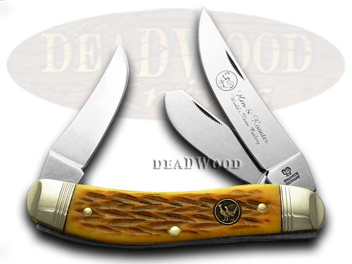 HEN & ROOSTER AND Autumn Walnut Stockman Pocket Knives  