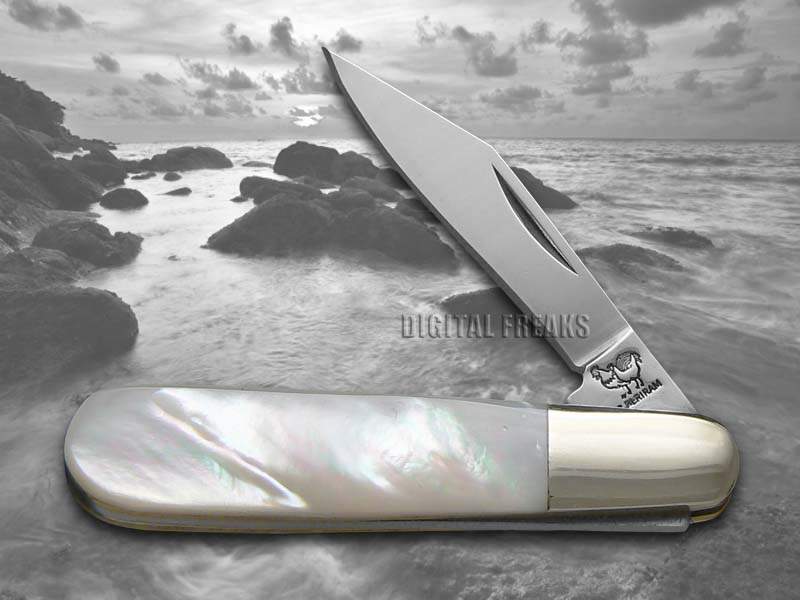 HEN & ROOSTER AND Genuine Mother of Pearl Barlow Pocket Knives Knife eBay