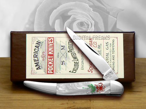 SCHATT & MORGAN W Pearl Rose 1/200 Toothpick Knives #5