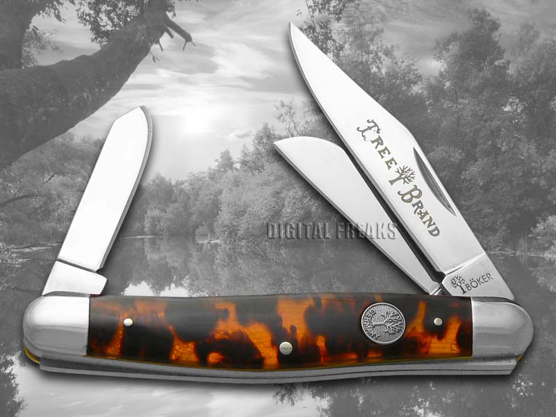 BOKER TREE BRAND Traditional Series Tortoise Shell Stockman 110726T Pocket Knife 788857024898 eBay