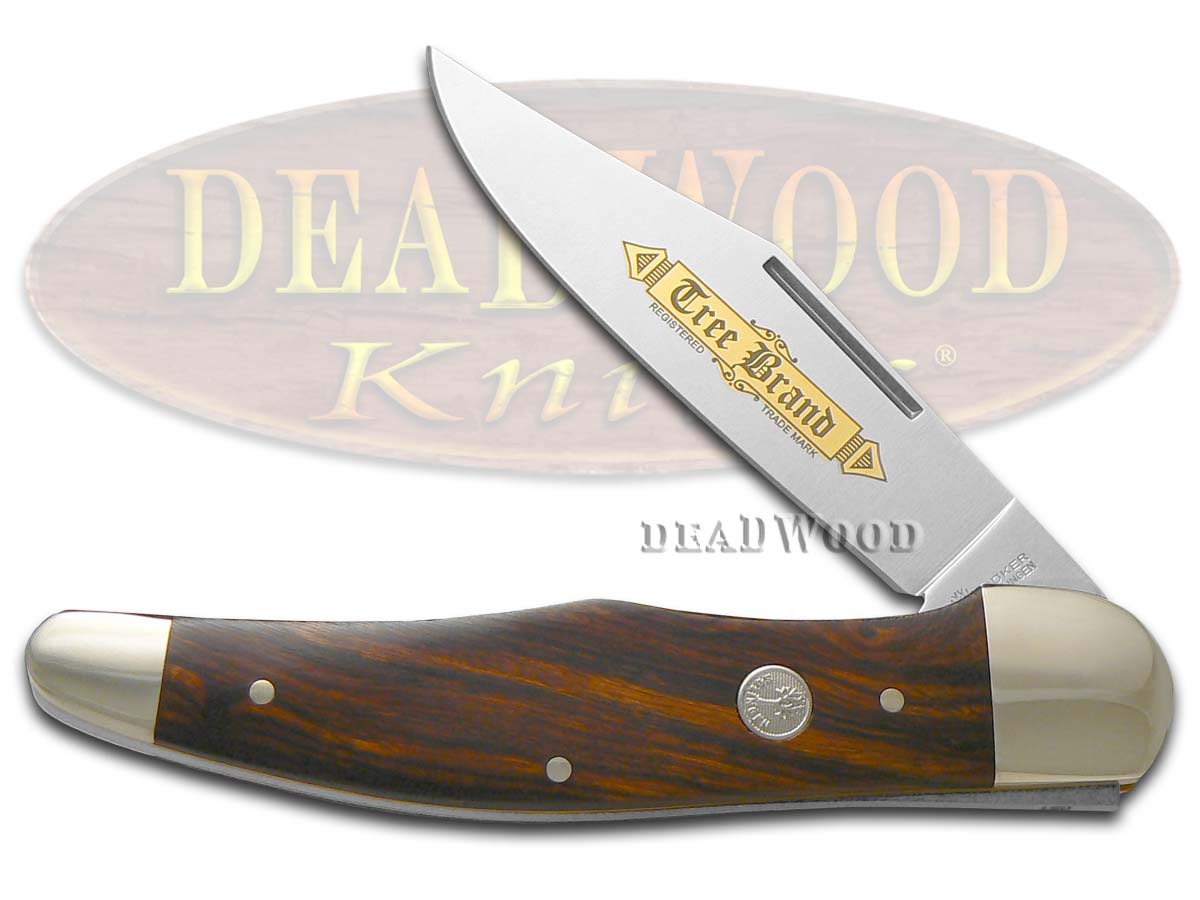 Boker Tree Brand Classic Gold Desert Iron Wood Folding Hunter Stainless Pocket Knife