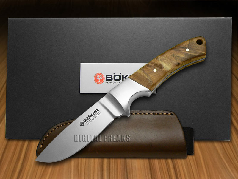 BOKER TREE BRAND Thuya Wood Integral Hunter Fixed Blade Knives Knife eBay