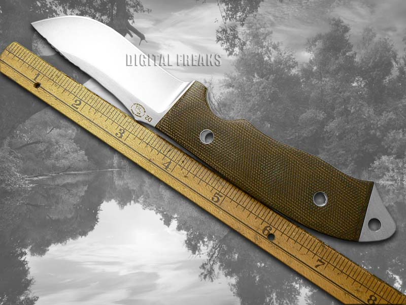 BOKER TREE BRAND Solid Forest Green Canvas Micarta Fixed Blade Knives