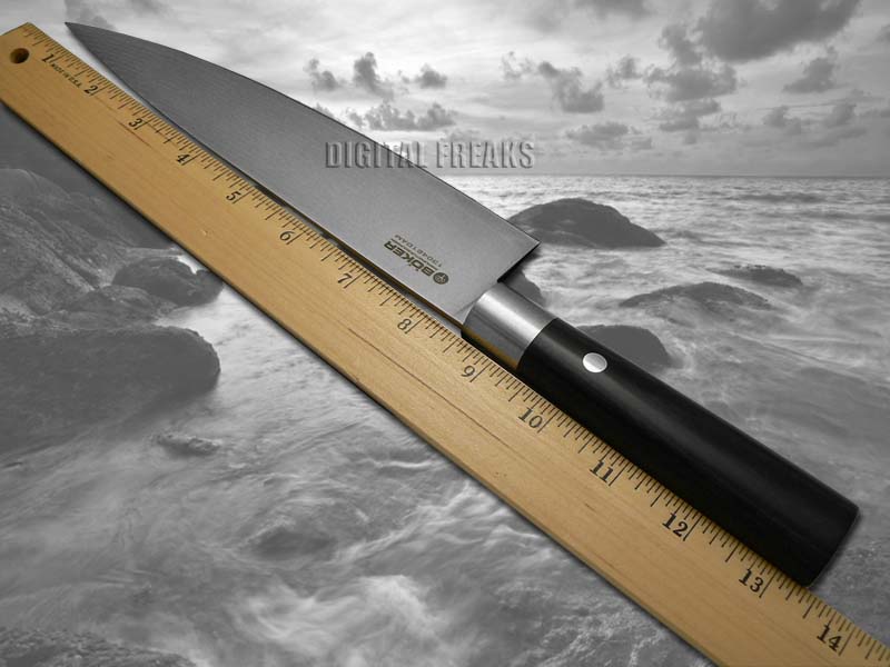 BOKER TREE BRAND Damascus Premium Kitchen Cutlery Black Olive Wood Chef