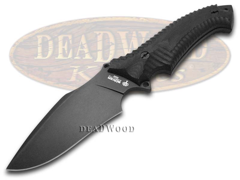 Boker Tree Brand Black Micarta Buffalo Soul II Fixed Blade Stainless Knife