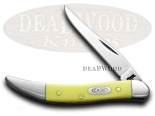 Case XX Yellow Synthetic Toothpick CV Pocket Knife