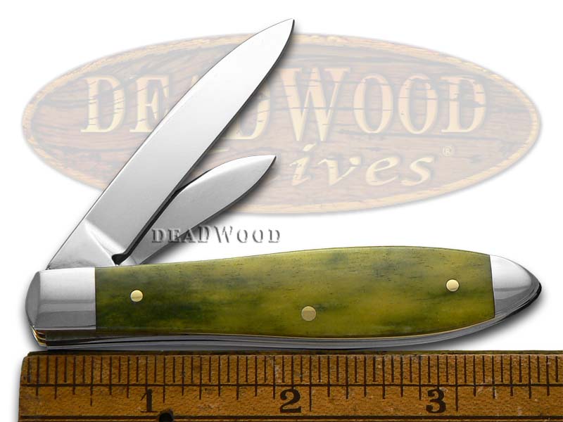 CASE XX WORLD'S Greatest Grandson Tear Drop Jack Knife Olive Green Bone