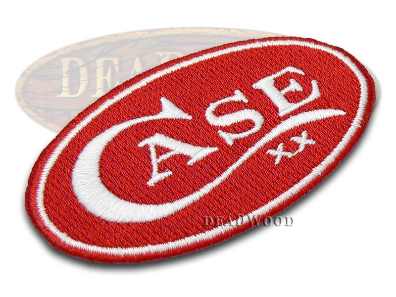 Case XX Knives Case Red Oval Logo Embossed Patch