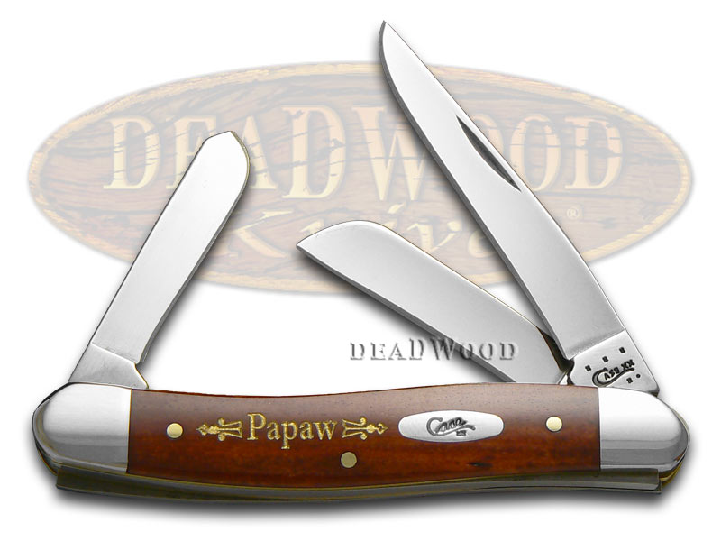 Case XX Papaw Chestnut Bone Medium Stockman Stainless Pocket Knife