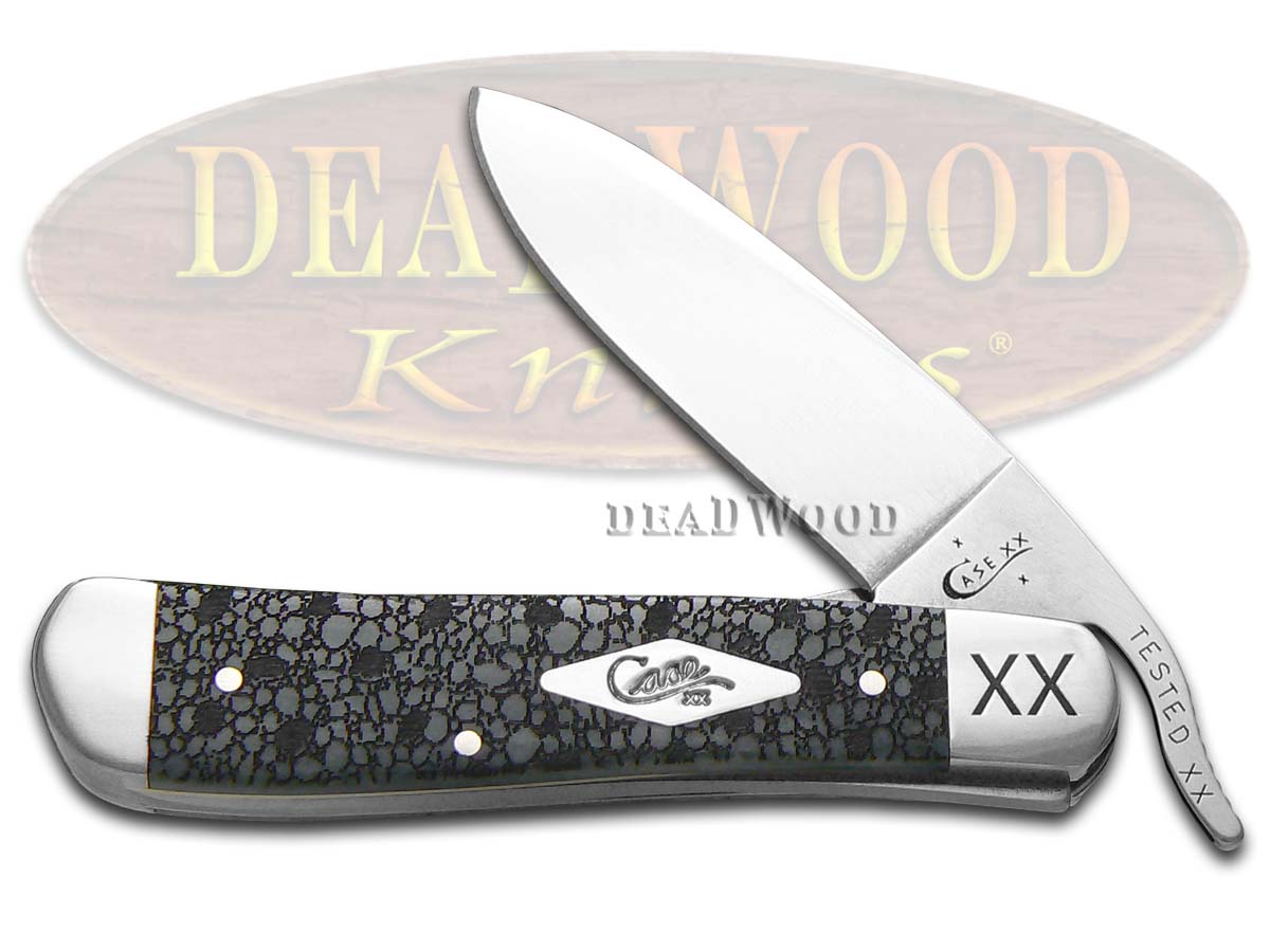 Case XX Lizard Skin Gray Bone Russlock 1/500 Stainless Pocket Knife