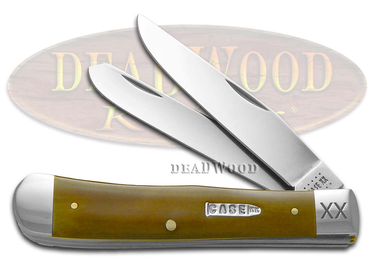 Case xx Smooth Antique Bone Trapper 1/500 Stainless Pocket Knife Knives