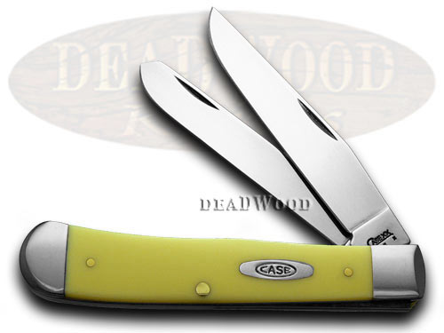 Case XX Yellow Synthetic Trapper CV Pocket Knife