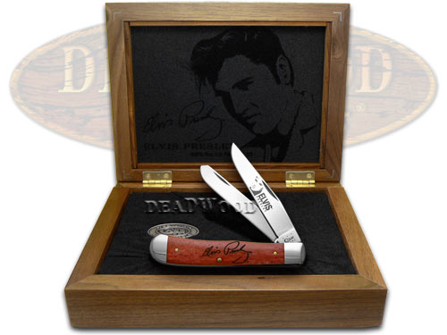 Case XX Old Red Bone Elvis Presley Trapper Pocket Knife