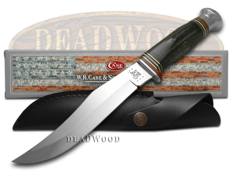 CASE XX Genuine Buffalo Horn Fixed Blade Hunter Stainless Knife 17910