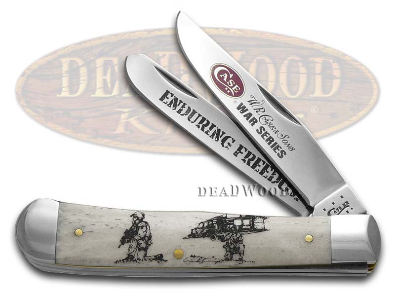 Case XX War Series Enduring Freedom Trapper Stainless Pocket Knife