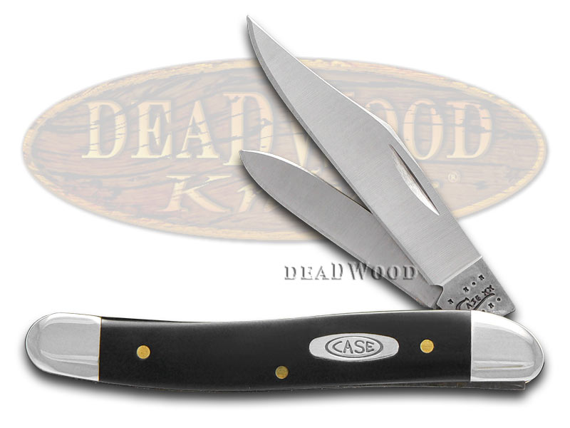 Case XX Black Delrin Medium Jack Stainless Pocket Knife