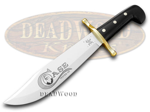 Case XX Black Synthetic Bowie Fixed Blade Stainless Knife