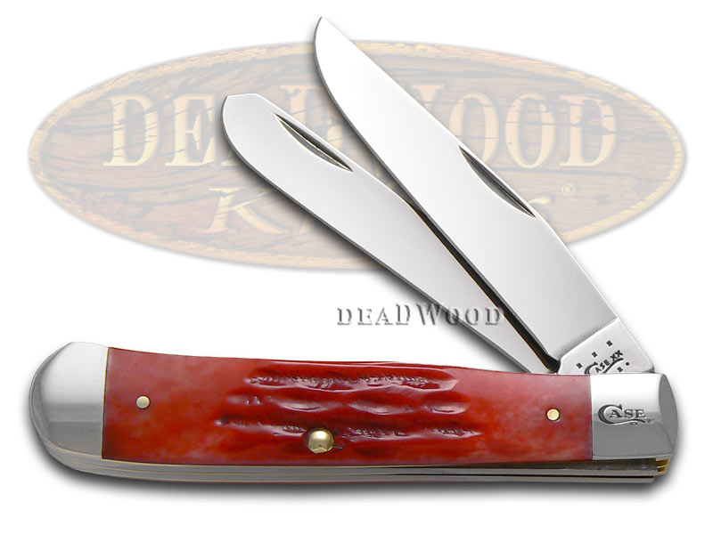 Case XX Deep Canyon Red Bone Trapper Stainless Pocket Knife