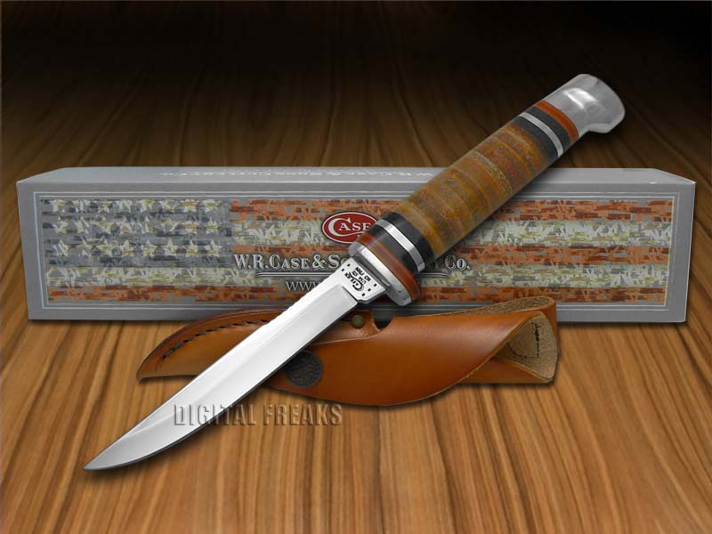 Case Cutlery 379 M3 Leather Fixed Blade Hunter Knife Sheath for sale online eBay