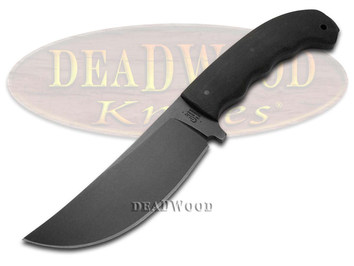 Case XX & Winkler Black Laminate Hambone Fixed Blade Carbon Steel Knife