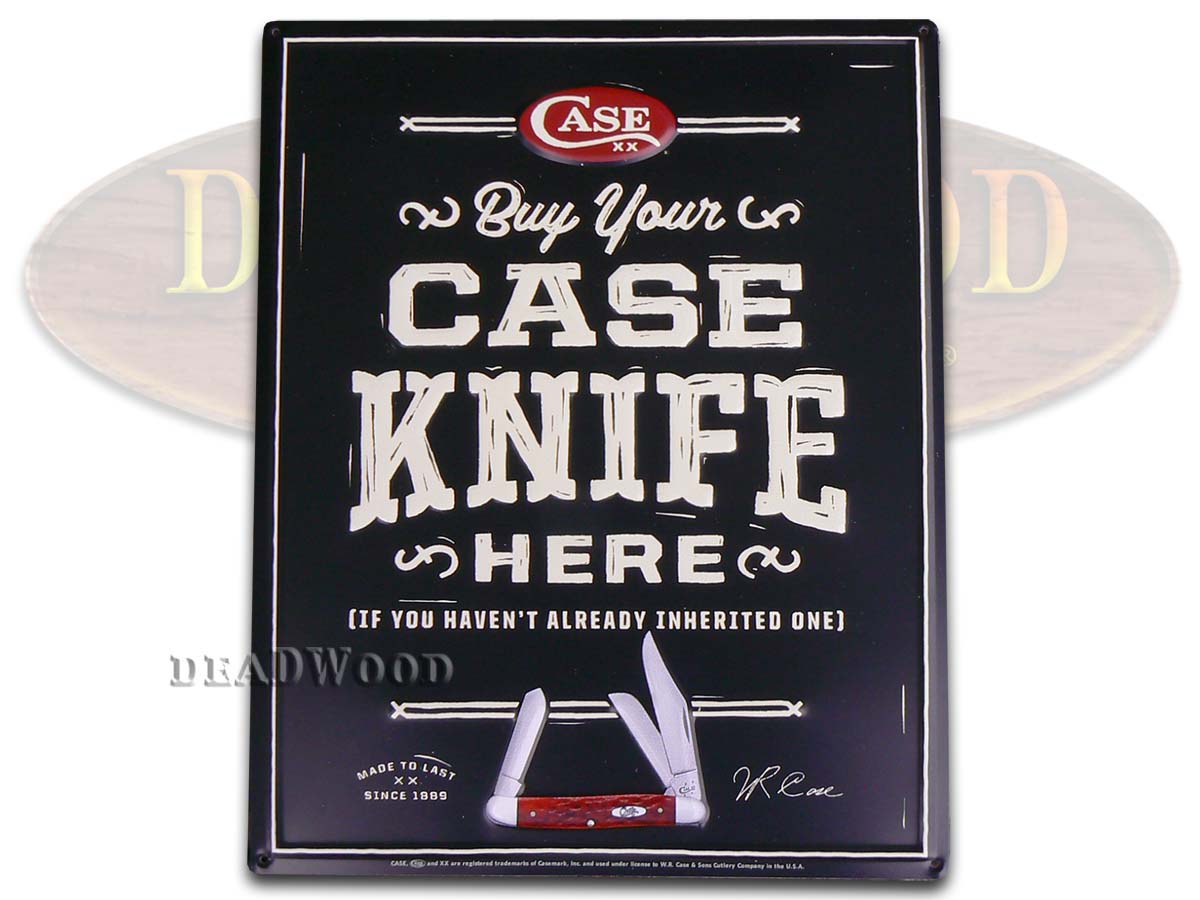CASE XX Buy Your Case Knife Here Wall Mountable Tin Tacker Sign 50110