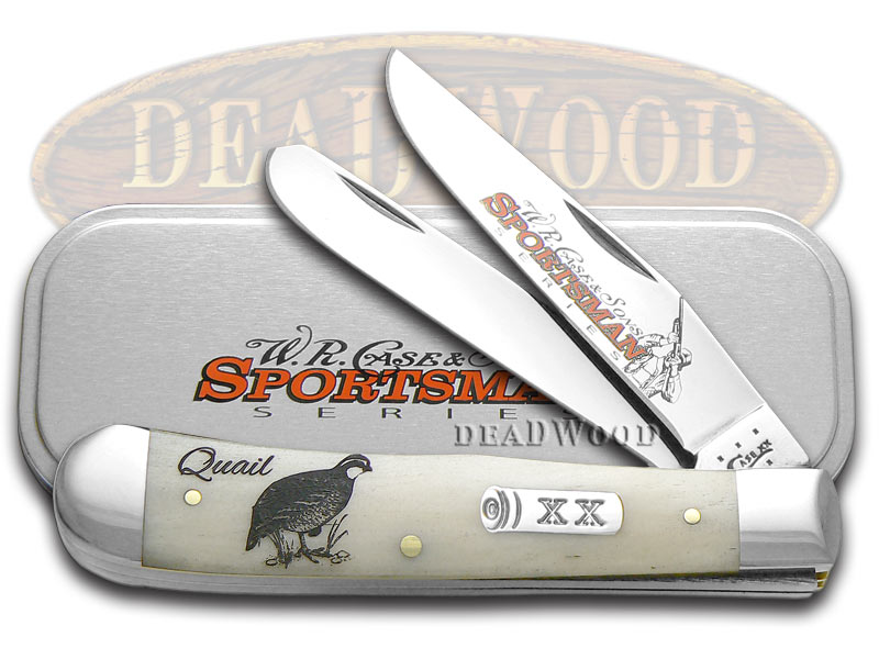CASE XX Sportsman Series Quail Natural Bone Trapper Stainless 50435 Pocket Knife 21205504353 eBay