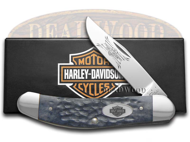 CASE XX Harley Davidson Sowbelly Knife Jigged Gray Bone Stainless Pocket 52138 eBay