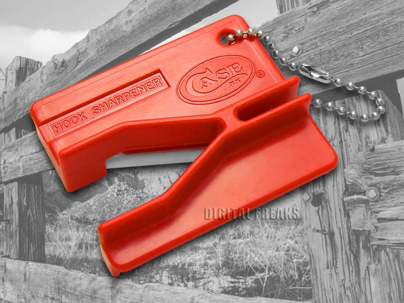 CASE XX Knives Red Ceramic Rod Pocket Knife Sharpener eBay