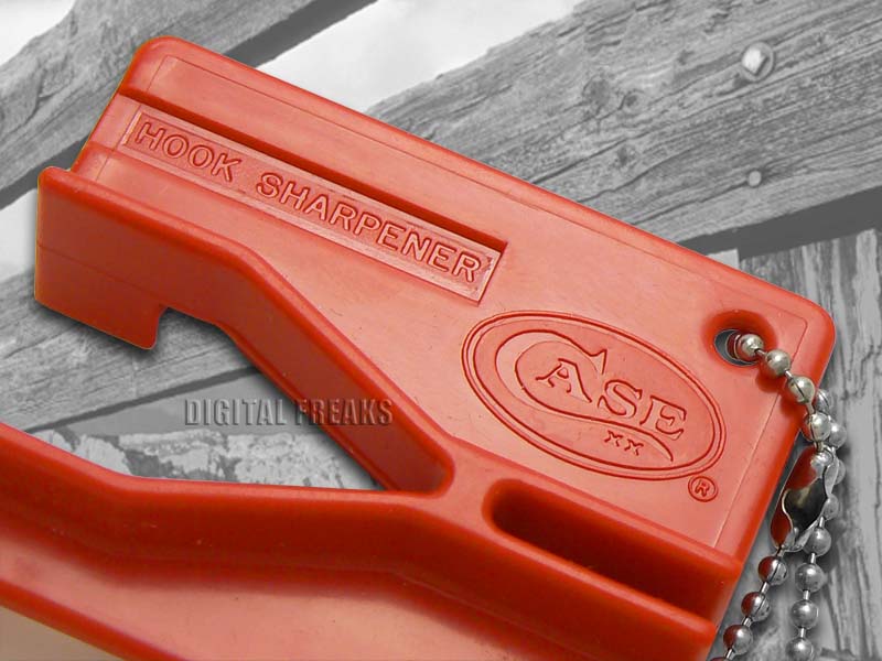 CASE XX Knives Red Ceramic Rod Pocket Knife Sharpener eBay