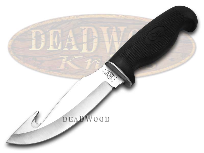 Case xx Lightweight Black Synthetic Guthook Fixed Blade Stainless Knife Knives