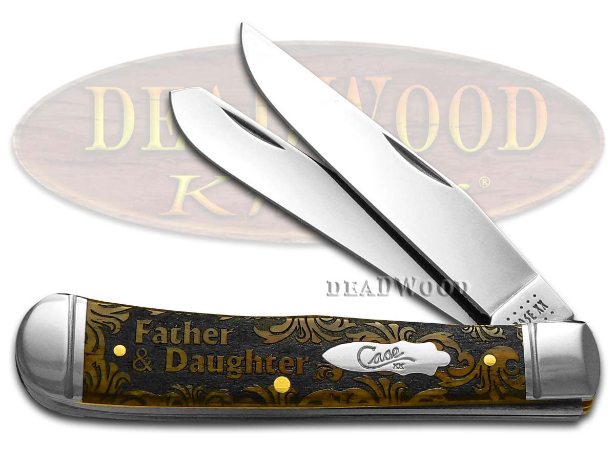Case XX Father and Daughter Antique Bone Trapper 1/500 Stainless Pocket Knife