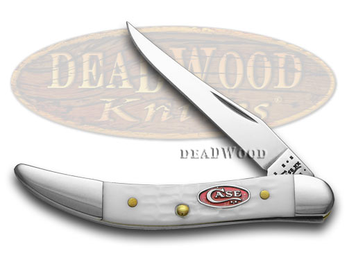 Case xx Jigged White Delrin Toothpick Pocket Knife Knives