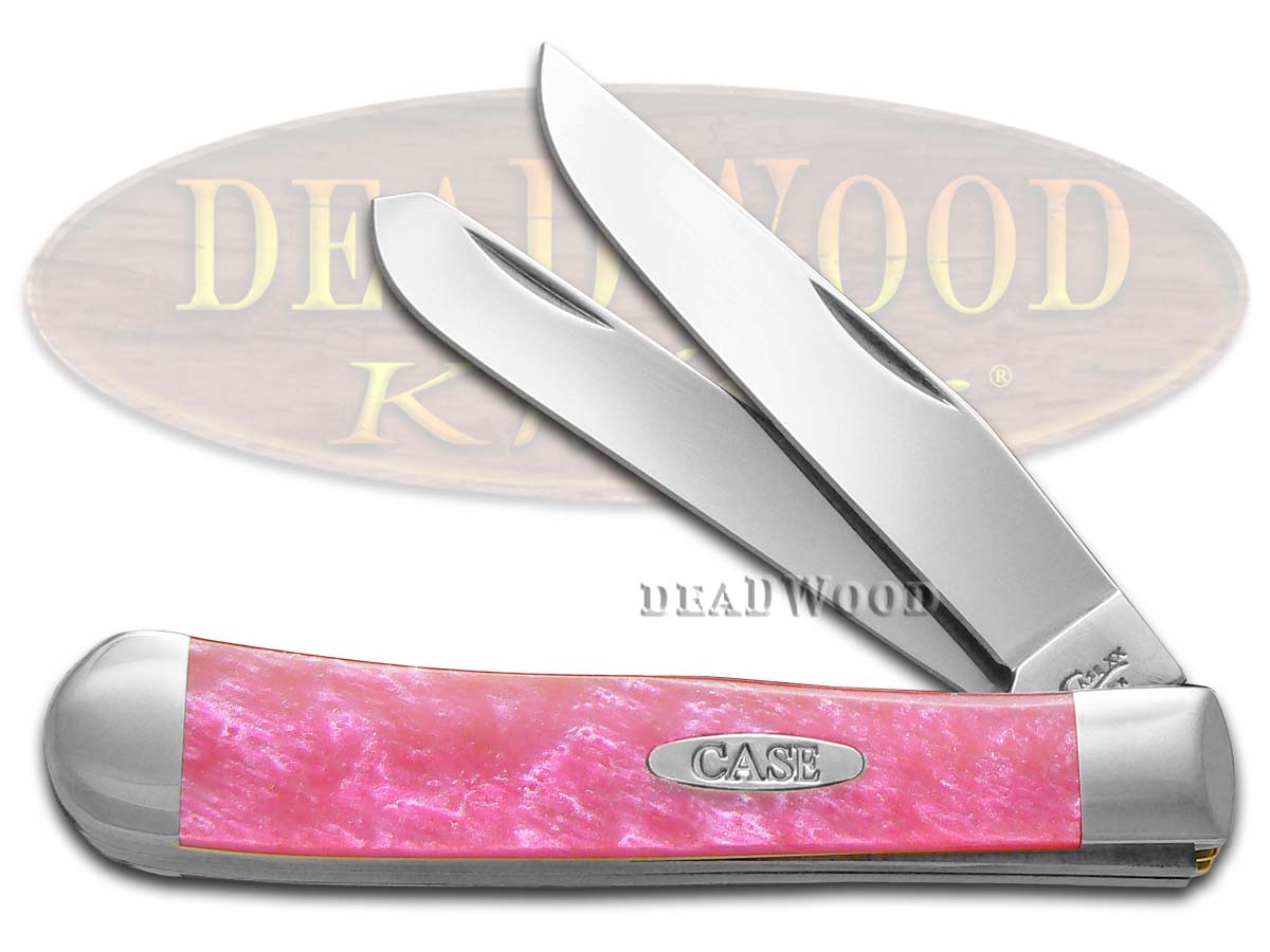 Case XX Pink Salmon Corelon Trapper Stainless Pocket Knife