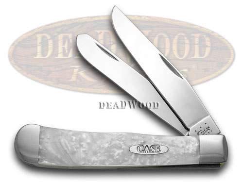 Case XX Trapper - Custom White Pearl Corelon Pocket Knife