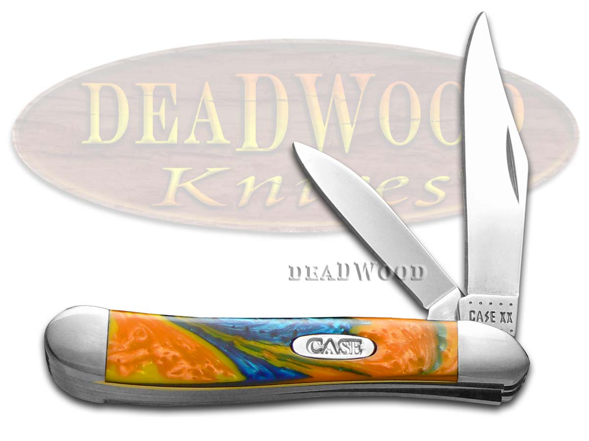 Case xx Feather McCall Corelon Peanut Tru-Sharp Stainless Pocket Knife Knives