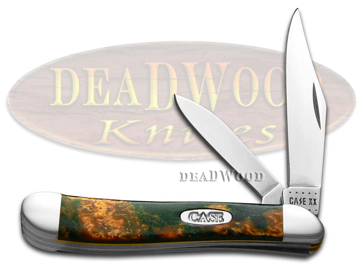Case xx Peacock Corelon Peanut Stainless Pocket Knife Knives