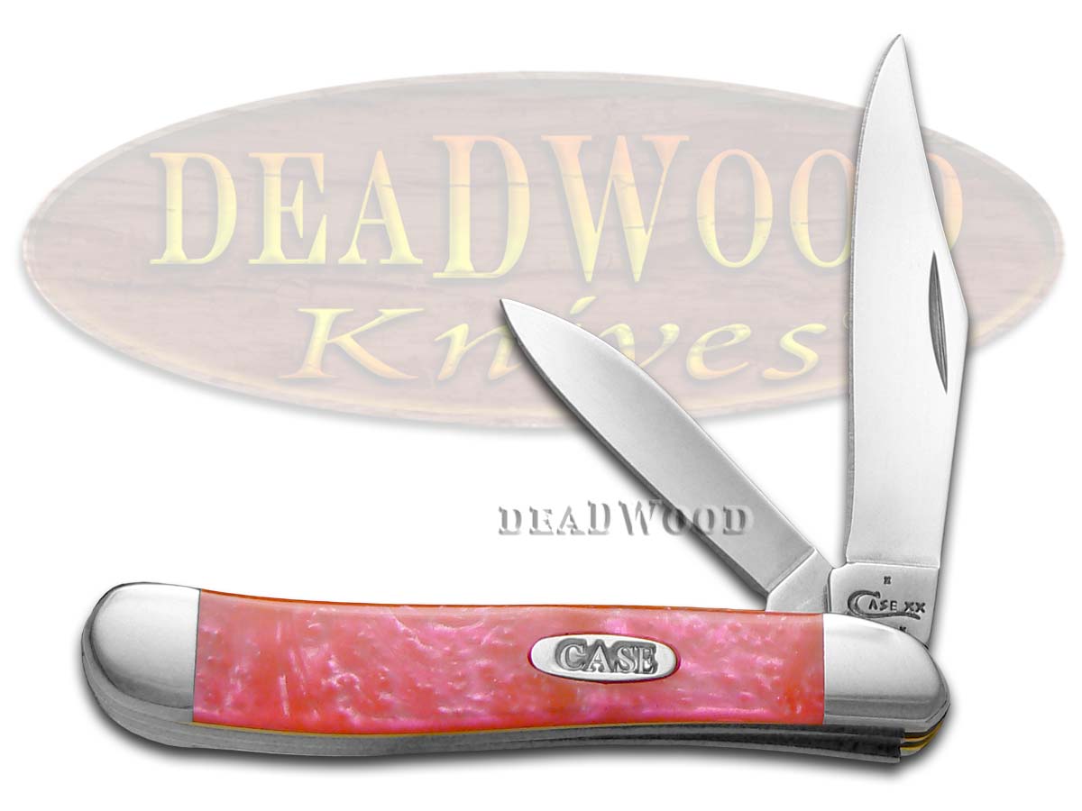 Case XX Pink Salmon Corelon Peanut Stainless Pocket Knife