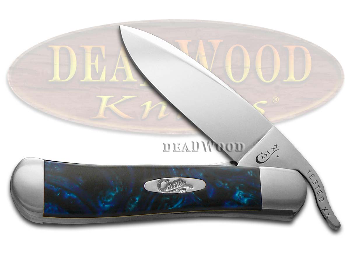 Case XX Blue Shadow Corelon Russlock Stainless Pocket Knife