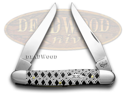 Case xx Celtic Maze Black Delrin 1/500 Muskrat Pocket Knife Knives
