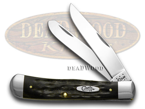 Case XX Jigged Genuine Buffalo Horn Trapper Pocket Knife